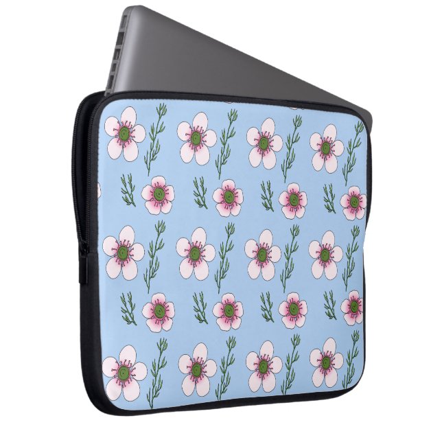 Funda Para Portátil Flores de Manuka (Anverso derecho)