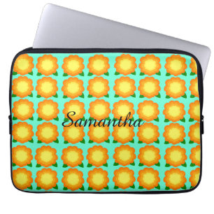 Funda Para Portátil Flores de Marigold