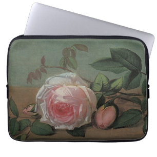 Funda Para Portátil Flores de Naturaleza Muerta en una Cornisa por Ott
