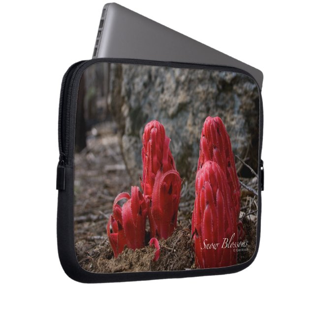 Funda Para Portátil Flores de nieve (Anverso derecho)
