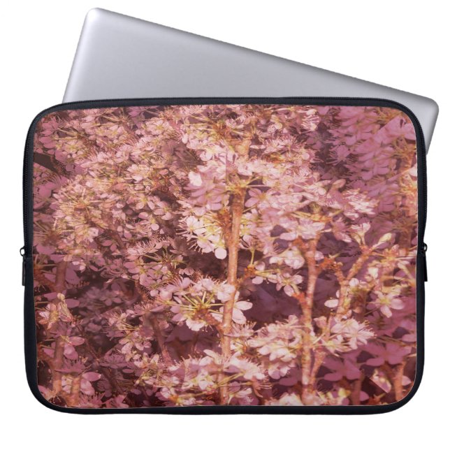 Funda Para Portátil Flores de primavera..... (Frente)