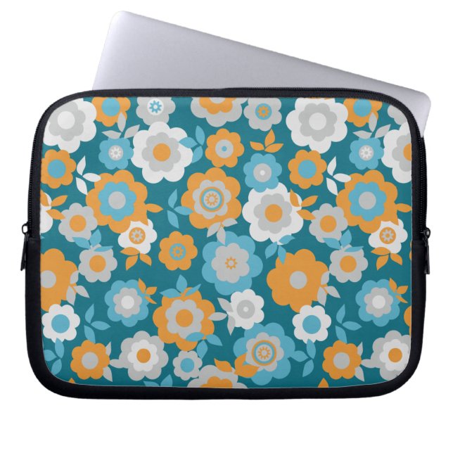 Funda Para Portátil Flores de primavera de Eilin (Frente)