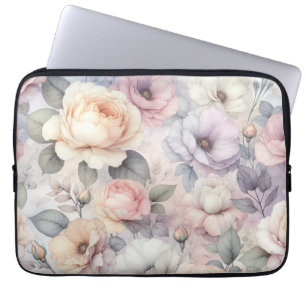 Funda Para Portátil Flores de Rosa Elegantes
