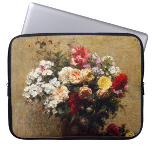 Funda Para Portátil Flores de verano antiguas de Henri Fantin-Latour
