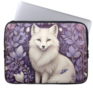 Funda Para Portátil Flores de William Morris, Lavanda de Fox del Ártic