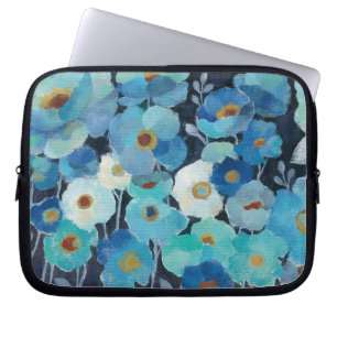 Funda Para Portátil Flores del añil