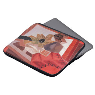 Funda Para Portátil Flores en una mesa por Juan Gris, Cubismo Vintage