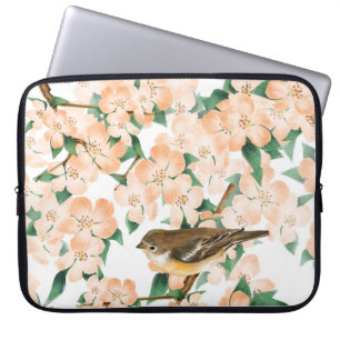 Funda Para Portátil Flores Encantadas Oscuras: Magia Vintage