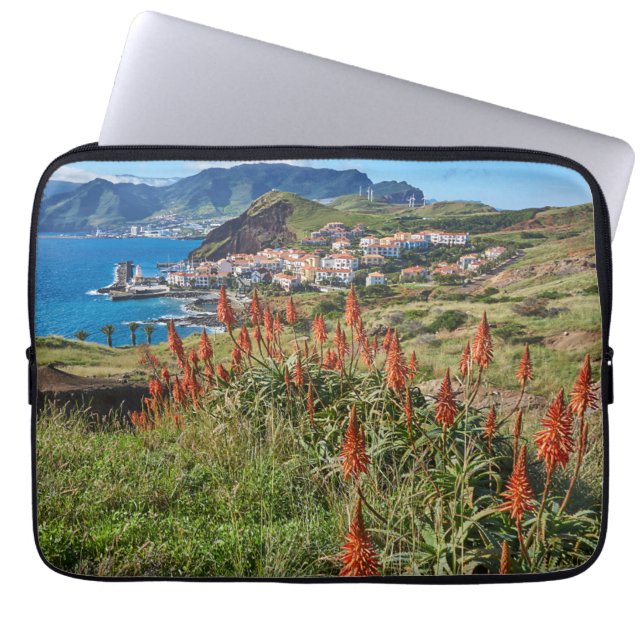 Funda Para Portátil Flores | Isla Madeira Portugal (Frente)