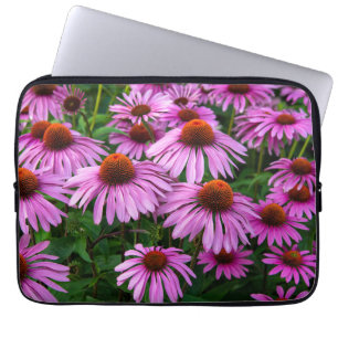 Funda Para Portátil Flores Jardín de flores rosadas