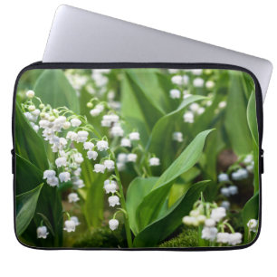 Funda Para Portátil Flores Lily del Valle de Suecia