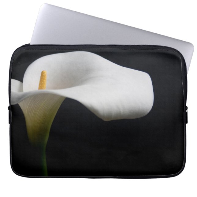 Funda Para Portátil Flores | Lirio de Calla Blanca (Frente)