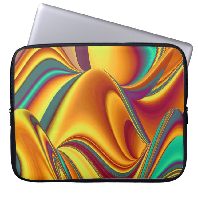 Funda Para Portátil Flores Mágicas de Primavera Verano Otoño (Frente)