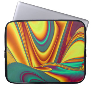Funda Para Portátil Flores Mágicas de Primavera Verano Otoño