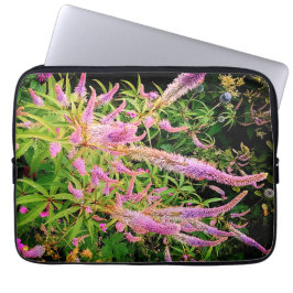 Funda Para Portátil Flores moradas