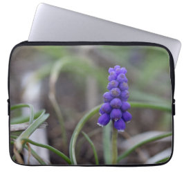 Funda Para Portátil Flores moradas