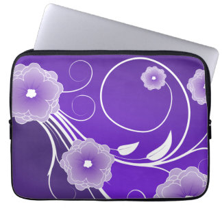 Funda Para Portátil Flores moradas y nalgas