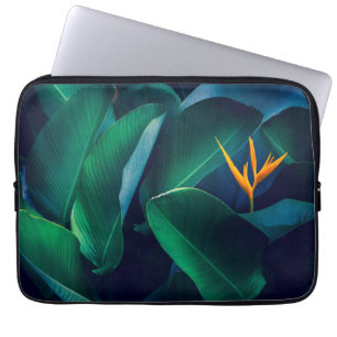 Funda Para Portátil Flores Pájaro del paraíso