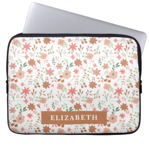 Funda Para Portátil Flores Personalizadas Lindas Flores de Primavera B