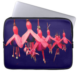 Funda Para Portátil Flores rojas