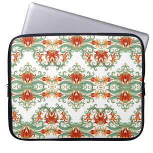 Funda Para Portátil Flores rojas estilo chino ornamental
