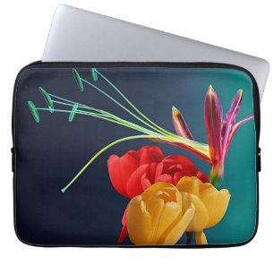 Funda Para Portátil Flores Rosas