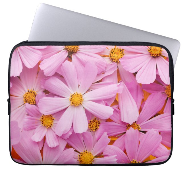 Funda Para Portátil Flores rosas (Frente)