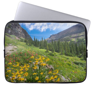 Funda Para Portátil Flores Ruta de las flores de Montana