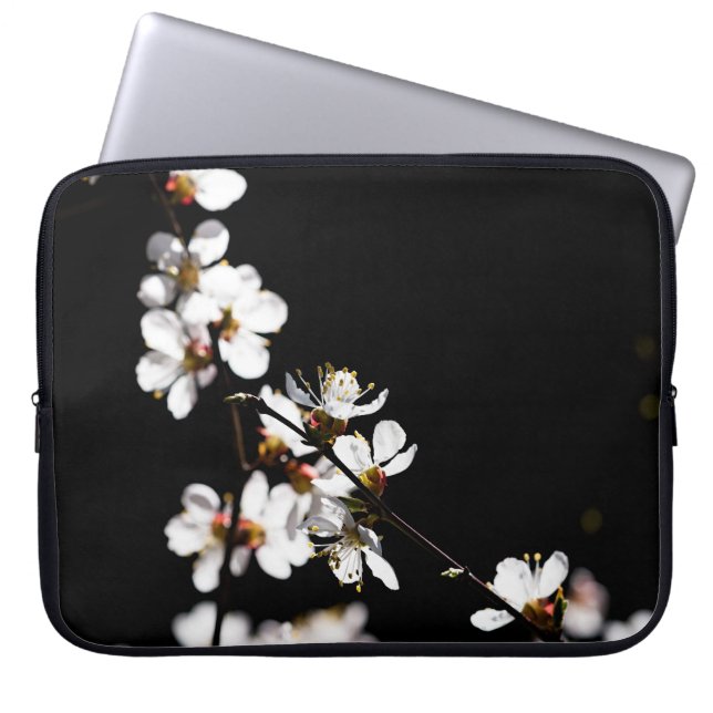 Funda Para Portátil Flores sakura (Frente)