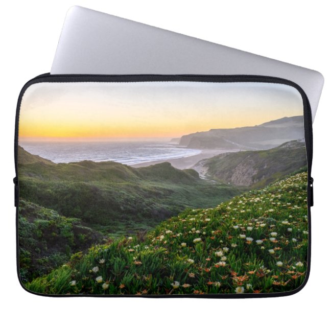 Funda Para Portátil Flores | Santa Cruz California (Frente)