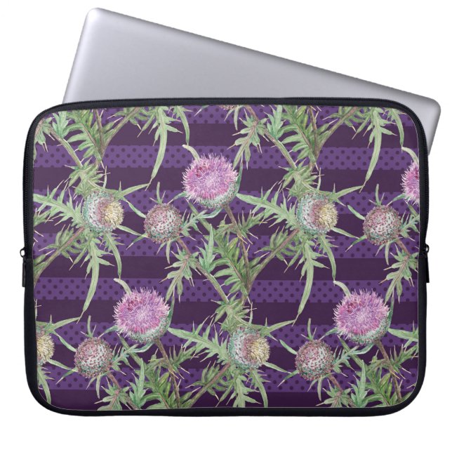 Funda Para Portátil Flores silvestres (Frente)