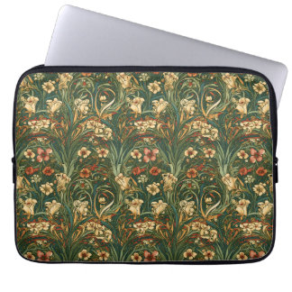 Funda Para Portátil Flores silvestres de inspiración francesa, vintage