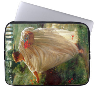 Funda Para Portátil Flores silvestres (por Edward Poynter)