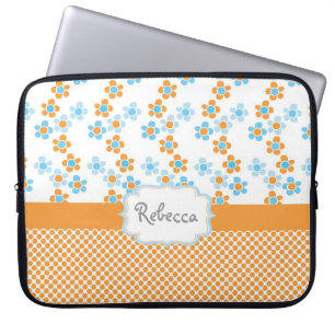 Funda Para Portátil Flores soleadas de verano manga de portátil amaril