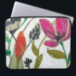 Funda Para Portátil Flores Vivid<br><div class="desc">Flores Vivid II de Jennifer Goldberger. Colección de flores individuales en una paleta de colores vivos.</div>