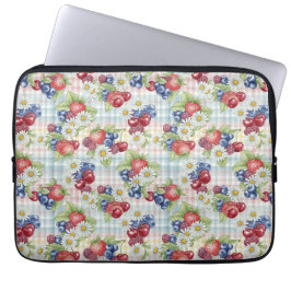Funda Para Portátil Flores y Frutas