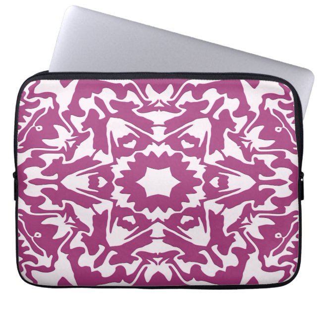 Funda Para Portátil Flores y Gárgolas.... (Frente)