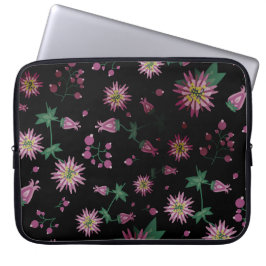 Funda Para Portátil Flores y niebla de bayas