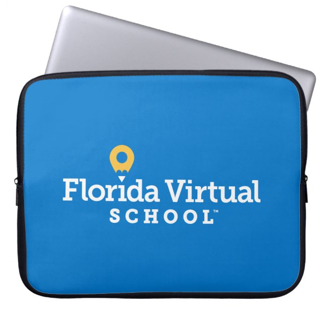 Funda Para Portátil Florida Virtual School Laptop Sleeve, Royal (Frente)