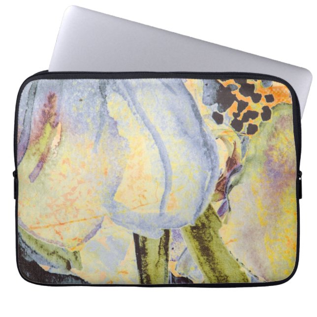 Funda Para Portátil Flower Electronics Bag | Zazzle_Growshop. (Frente)