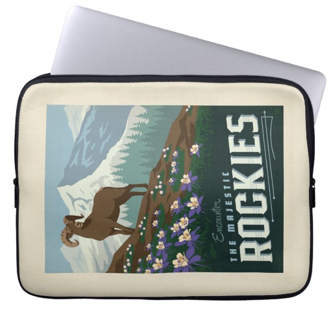 Funda Para Portátil Flower Show de Macy|Rockies (Frente)