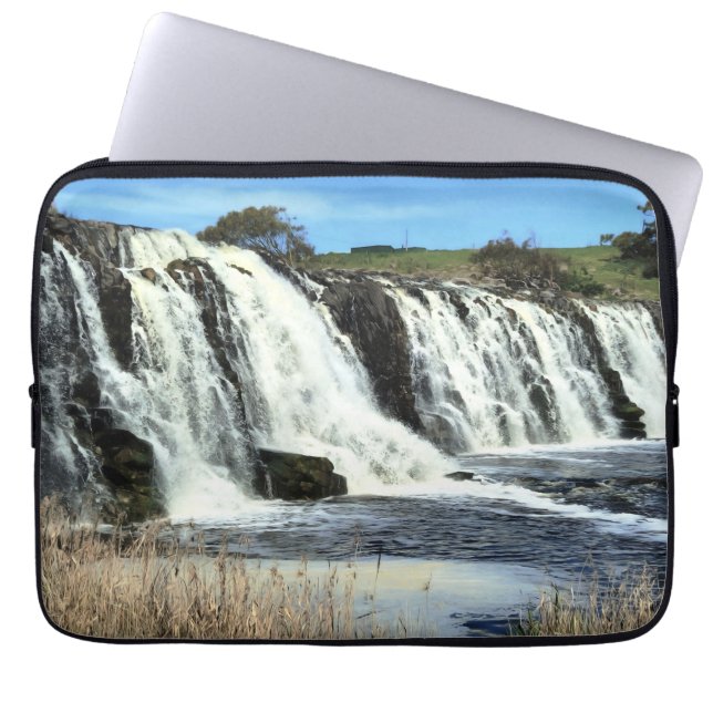 Funda Para Portátil Flowing Waters of Hopkins Falls (Frente)