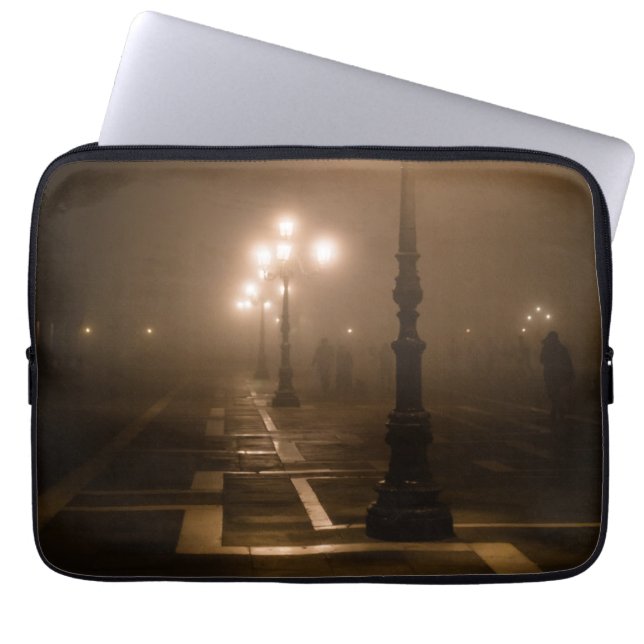 Funda Para Portátil Foggy Piazza San Marco, Venecia (Frente)