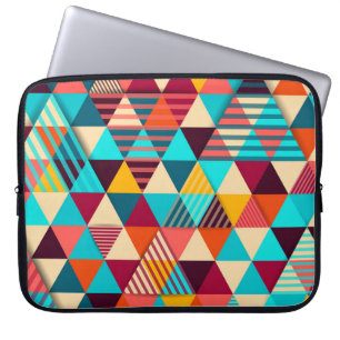 Funda Para Portátil Fondo abstracto con formas triangulares. g moderno