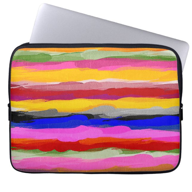 Funda Para Portátil Fondo abstracto de acuarela #17 (Frente)