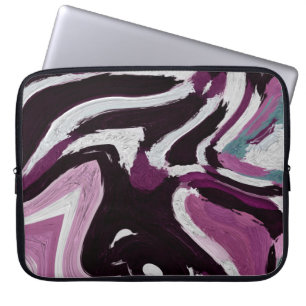 Funda Para Portátil Fondo abstracto del gráfico del trazo de pincel. A