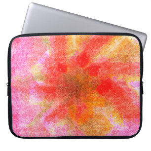 Funda Para Portátil Fondo abstracto digital con pegado de pinceles