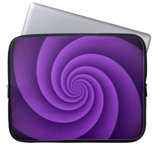 Funda Para Portátil Fondo abstracto espirales suaves IV