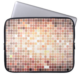 Funda Para Portátil fondo abstracto. mosaico dorado. cavación de ilust