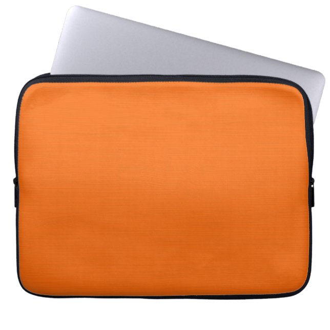 Funda Para Portátil Fondo anaranjado llano (Frente)